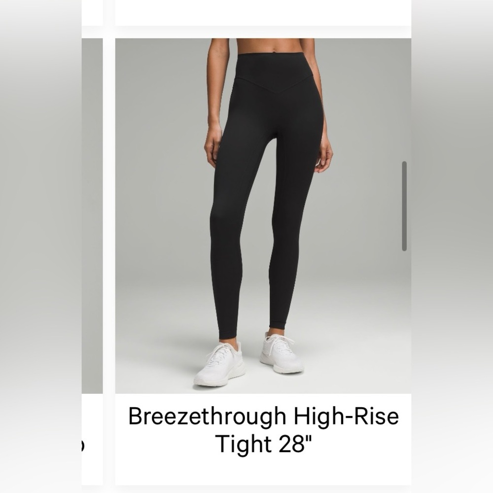 Lululemon Breezethrough High-Rise Tight 28" Size 4